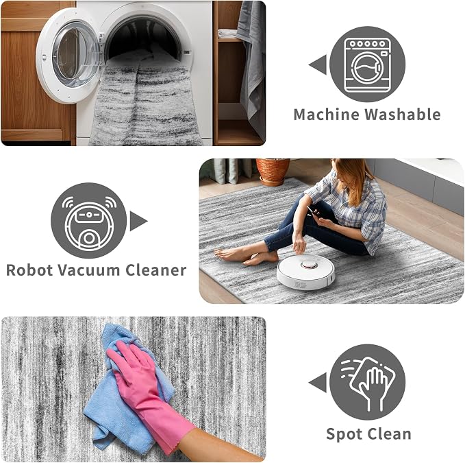 2x4 Washable Entryway Runner Rugs: Easy-to-Clean Runners - Image 5