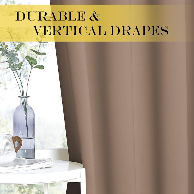 NICETOWN Blackout Curtains 63 inches Length - Image 4