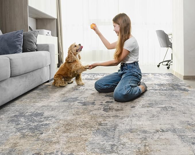 UERMEI 9x12 Area Rug Living Room Rugs - Image 7