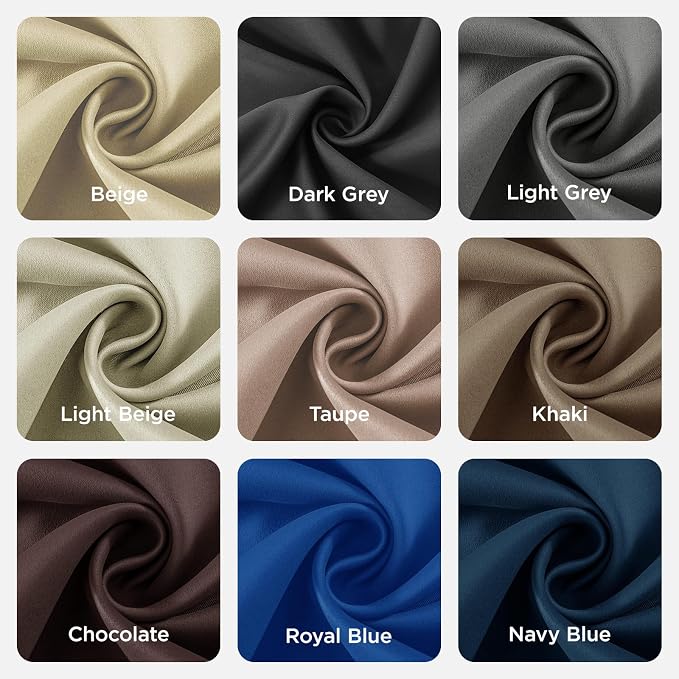 Joydeco Blackout Curtains 90 Inches Long 1 Panel, Thermal Insulated Long - Image 9