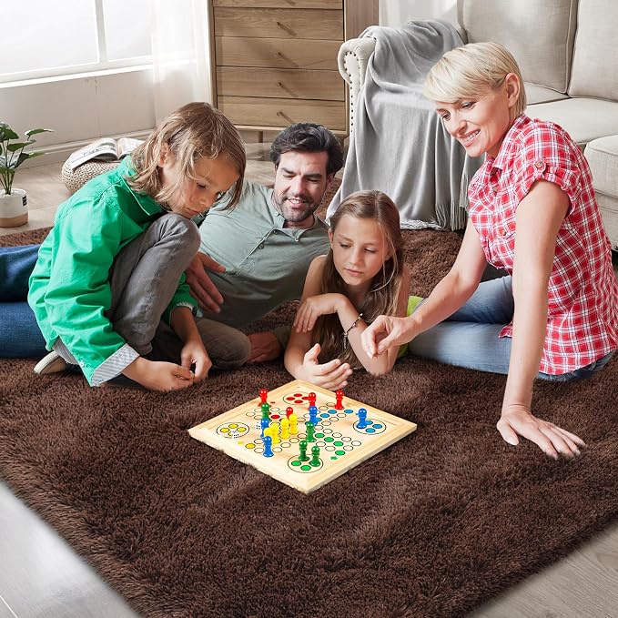 Shag Area Rugs for Bedroom Living Room, 6X9 Ultra Soft Fluffy Area Rugs for Dorm - Image 2