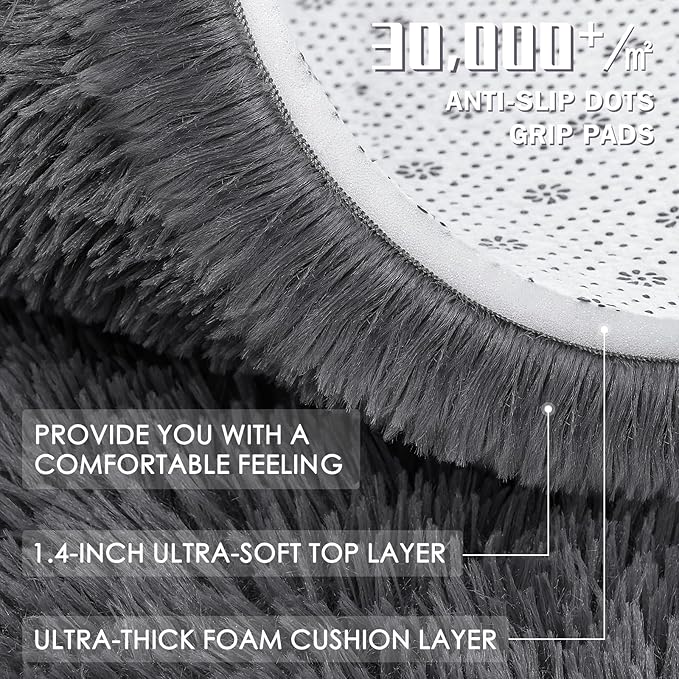 OLANLY 8x8 Machine Washable Large Area Rugs - Image 7