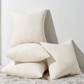 Topfinel Decorative Beige Throw Pillow Covers Cushion Cases, Natural Home Decor by Topfinel