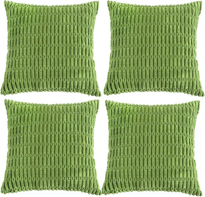 Fancy Homi 4 Packs Boho Lime Green Decorative Throw Pillow Covers 24x24 Inch by Fancy+Homi