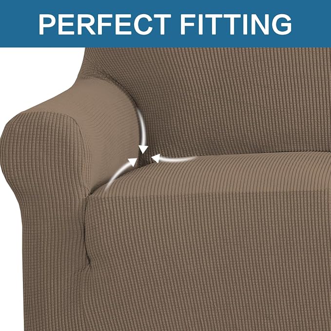 H.VERSAILTEX Stretch Couch Cover Loveseat Covers - Image 5