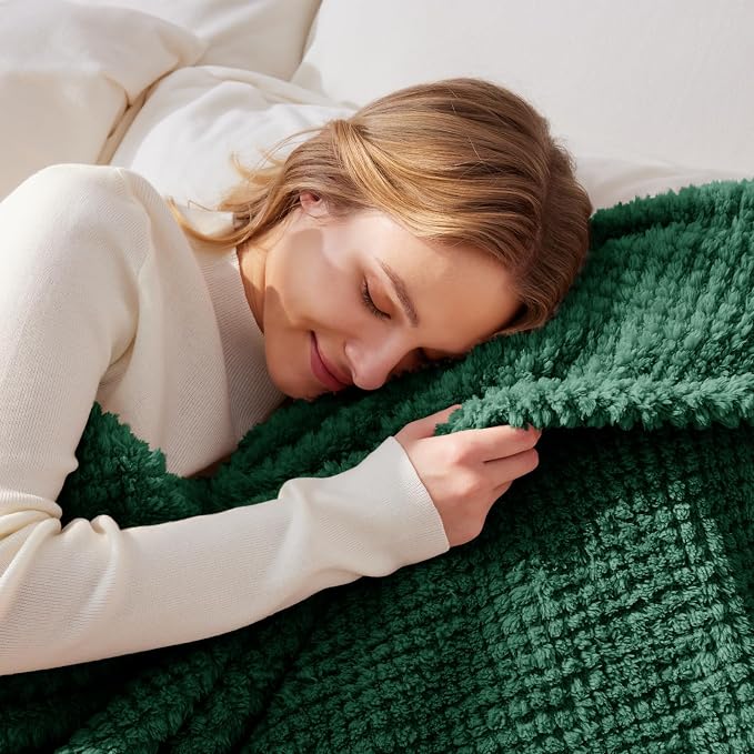 Whale Flotilla Twin Size Fuzzy Fleece Blanket - Image 2