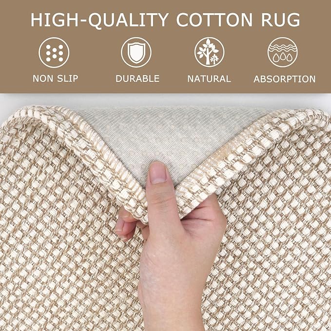KOZYFLY Runners for Hallways 3x10 ft Washable Kitchen Runner Non Slip Rubber - Image 6