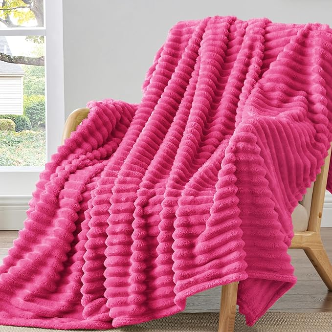 BEDELITE Fleece Throw Blanket for Couch by BEDELITE