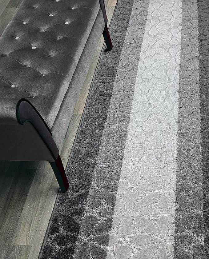 32 Ft Gray Extra Long Hallway Runner Rug, Non Slip Washable, Pet Friendly | by ORFAHOME