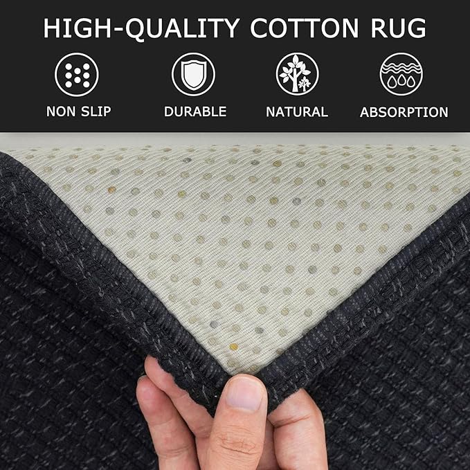 KOZYFLY Runners for Hallways 2x6 ft Washable Kitchen Runner Non Slip Rubber - Image 6