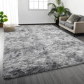 Deerhoo Large Shag Area Rugs 5 x 8, Tie-Dyed Plush Fuzzy Rugs by Deerhoo