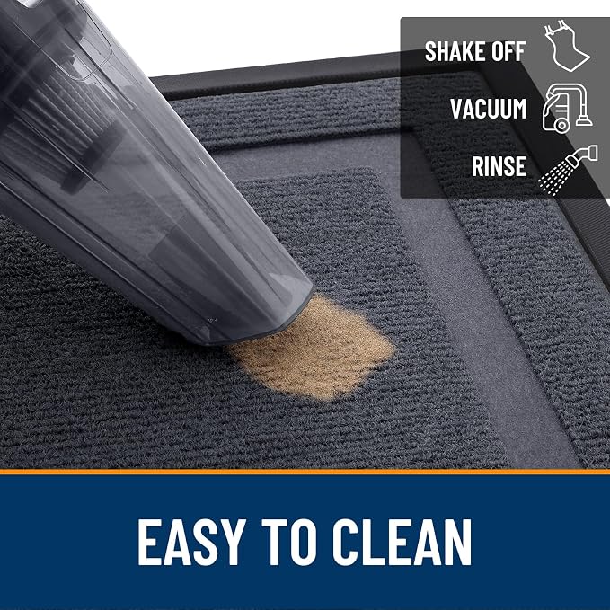 OLANLY Front Door Mat Outside 35x23, All-Season Heavy-Duty Rubber Doormat | - Image 6