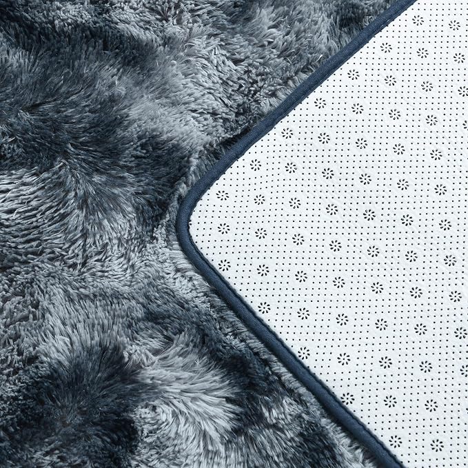 Deerhoo Large Shag Area Rugs 6 x 9, Tie-Dyed Plush Fuzzy Rugs - Image 6