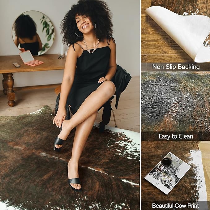 AROGAN Premium Faux Animal Rug, Sturdy and Large Size Animal Print Rugs - Image 2
