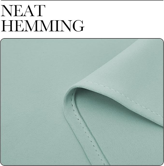 NICETOWN Blackout Curtains for Living Curtains, Aqua Blue, 2 Panels, 42 by 84 - Image 7