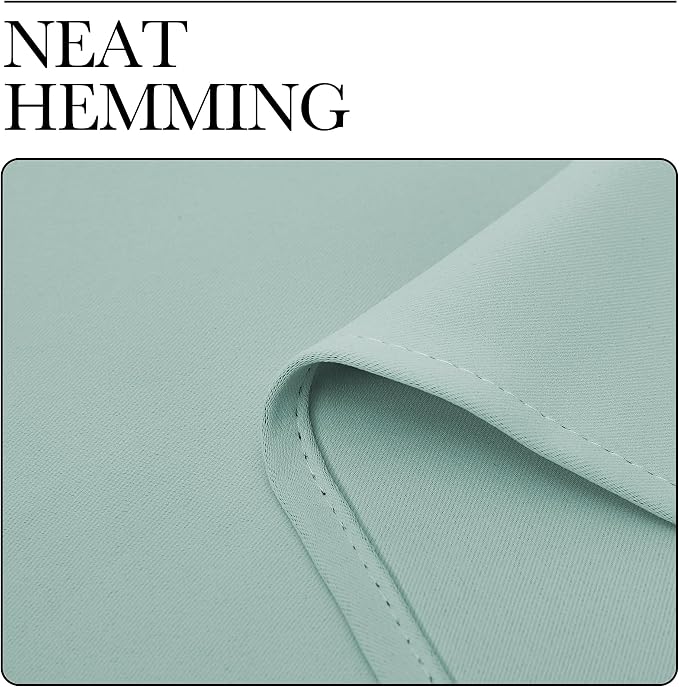 NICETOWN RV Blackout Curtains for Camper Windows, Aqua Blue, Kitchen Curtains - Image 6