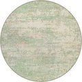 Round Area Rug Living Room: 5 ft Modern Washable Indoor Carpet | by FXRHLP