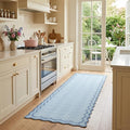 GarveeHome 2x6 Scalloped Washable Runner Rug Non Slip Hallway Kitchen Rug | by GarveeHome