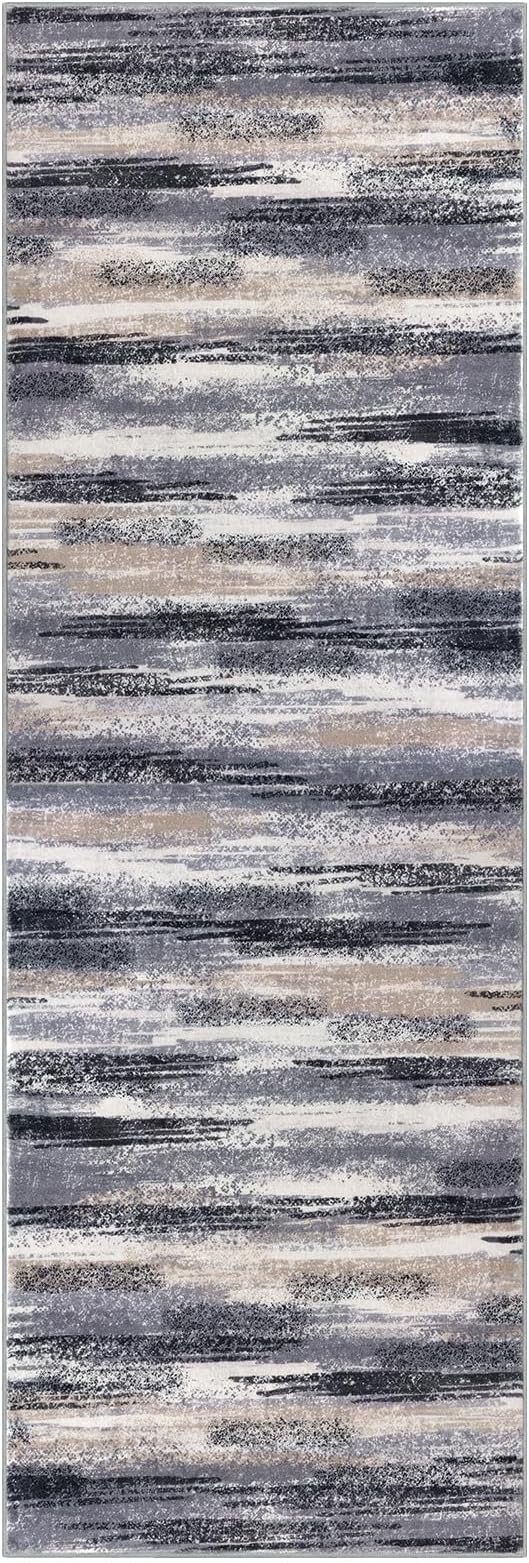 Lansny Modern Abstract Runner Rug 2.6x14 - Image 9