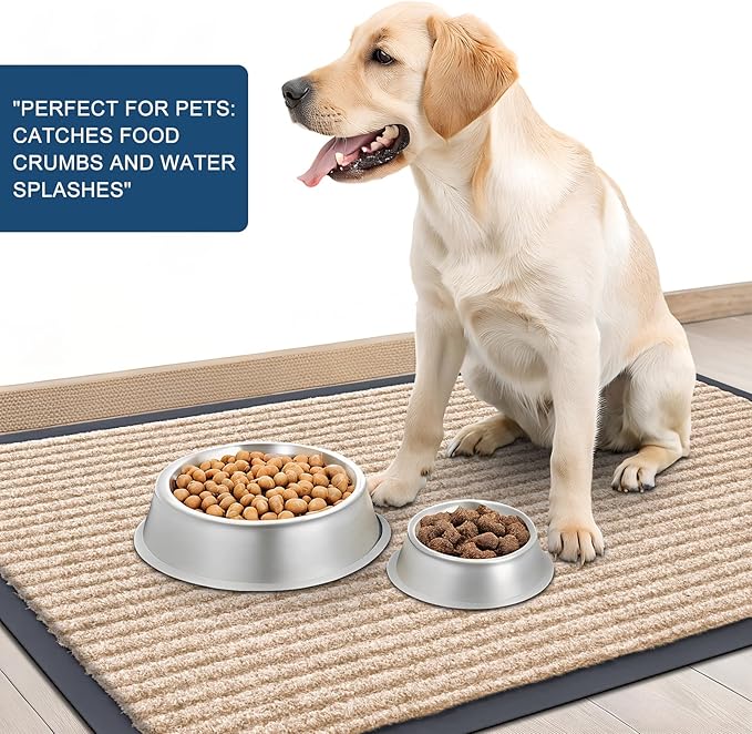 OLANLY Front Door Mat 59x20, Waterproof Heavy-Duty Indoor Outdoor Doormat | - Image 6
