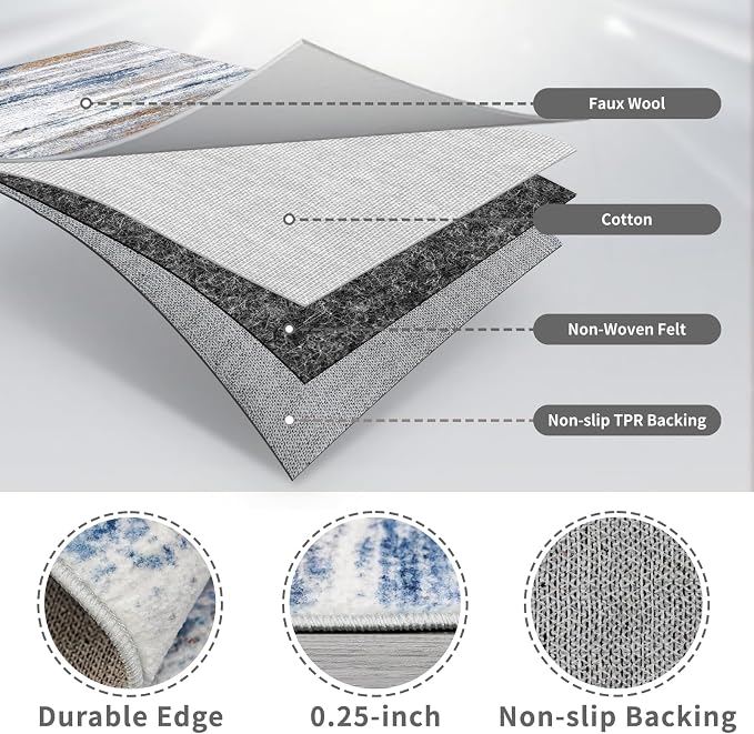 3x18 Washable Hallway Runner Rug: Extra Long Runners - Image 6