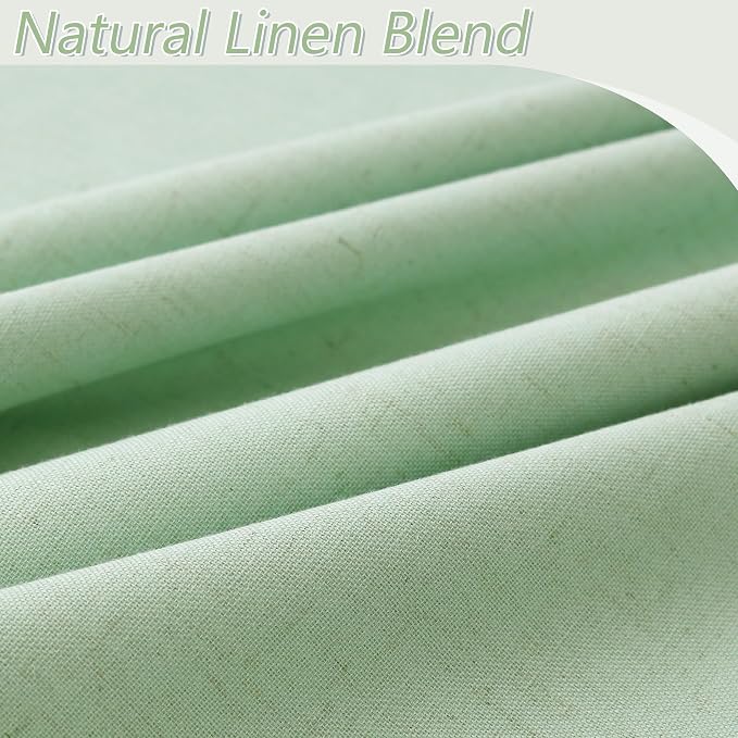 100% Blackout Curtains 84 Inch Length 2 Panels Set - Image 3