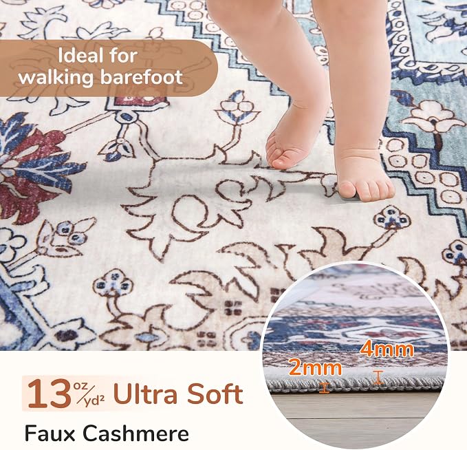 OPPODREAM Soft 8x10 Area Rugs, Washable Rugs 8x10 - Image 2