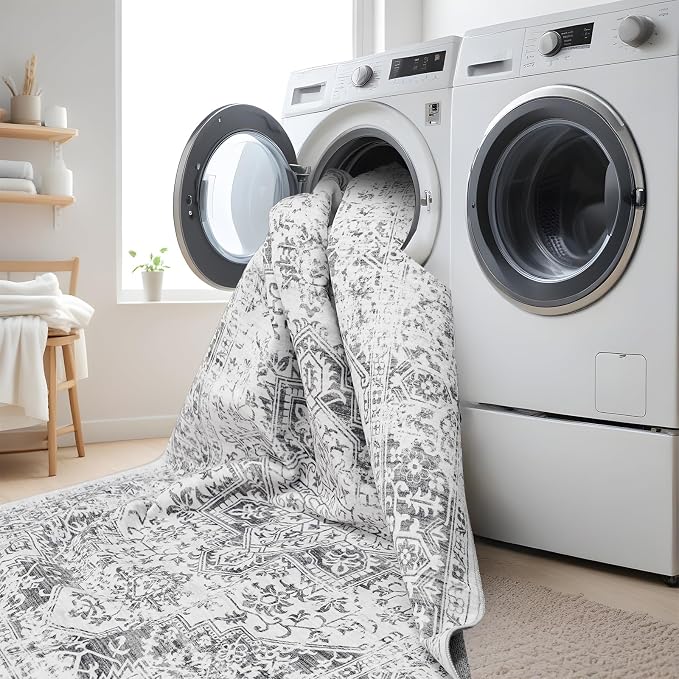 Washable 2'6''x12' Runner Rug - Image 6