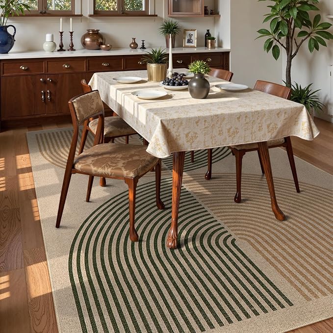 Lahome Modern Rainbow Easy Jute Rug, 6x9 Rug - Image 6