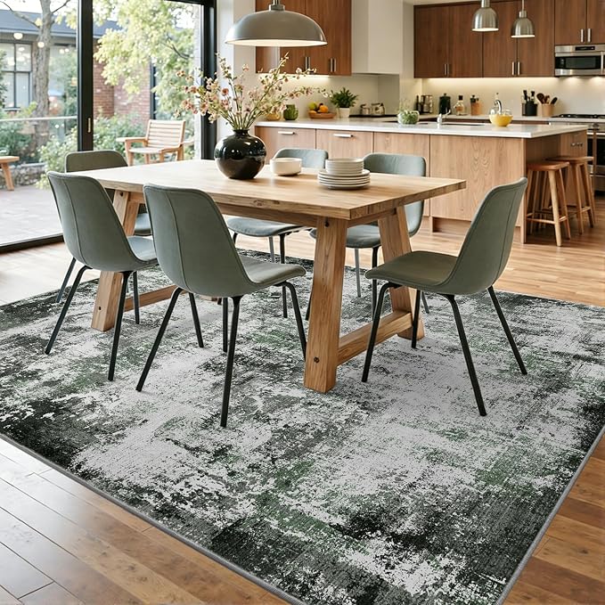 5x7 Ft Area Rugs for Living Room, Soft Non-Slip Washable Rugs Modern Abstract - Image 9