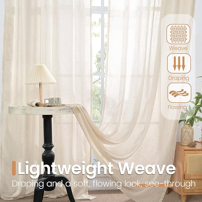BGment Extra Long 108 Inch Length Curtains - Image 4
