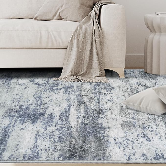 5x8 Area Rugs for Living Room Rug Washable: Abstract Rug for Dining Room - Image 8