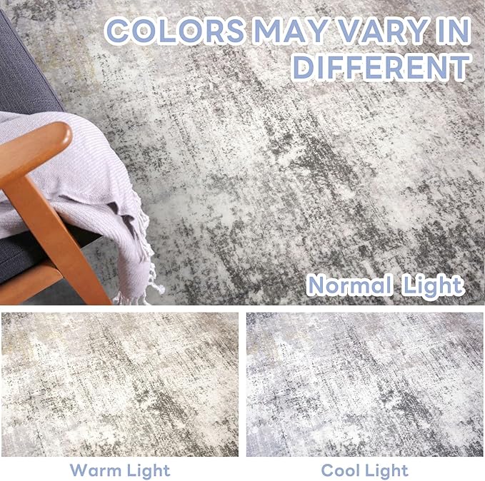 IOHOUZE Abstract Runner Rug 3x18 Ft Washable Runners - Image 5