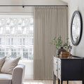 Burlywood Birch 84 Inches Long 70 Inch Wide Linen Curtains Pinch Pleated | by Twodrapes