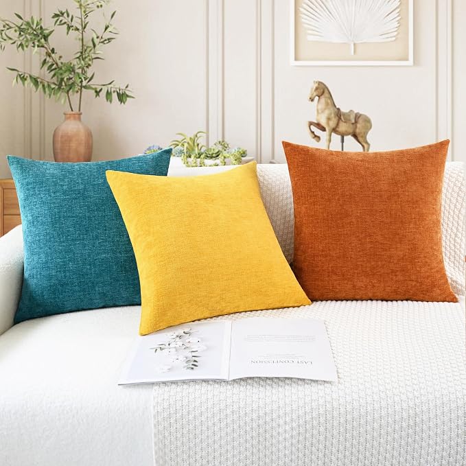 CaliTime Fall Decorative Throw Pillow Covers 26 X 16 Inches Burnt Orange | Pack - Image 5