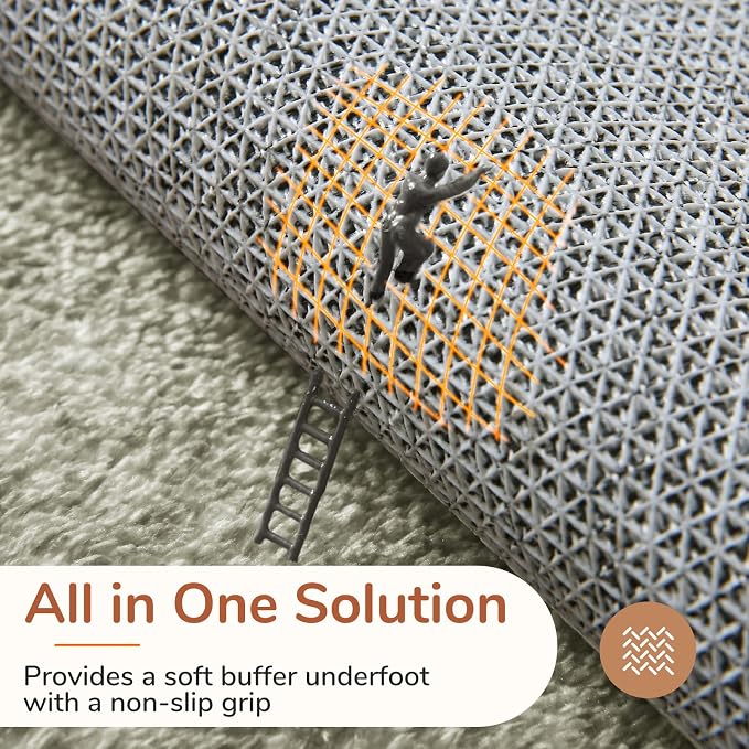 OPPODREAM Border Soft Area Rugs 6x9, Washable Brown Rug - Image 4