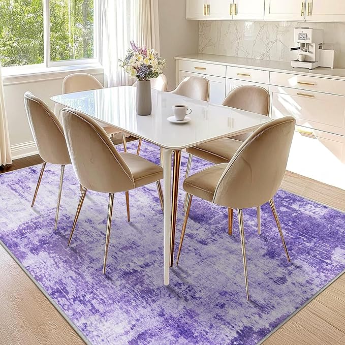 RELEANY Washable 6'x9' Abstract Area Rug - Image 9