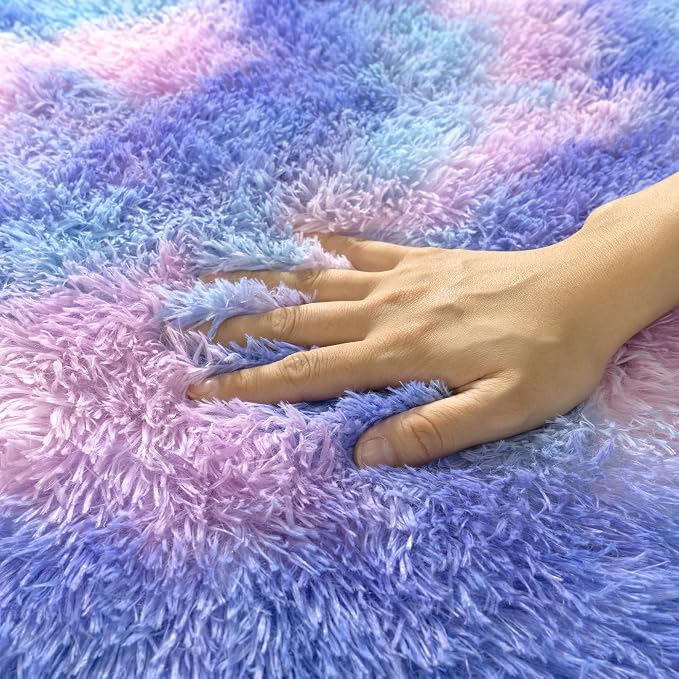Rugs for Bedroom 4x6, Soft Shaggy Modern Shag Area Rug for Living Room - Image 4