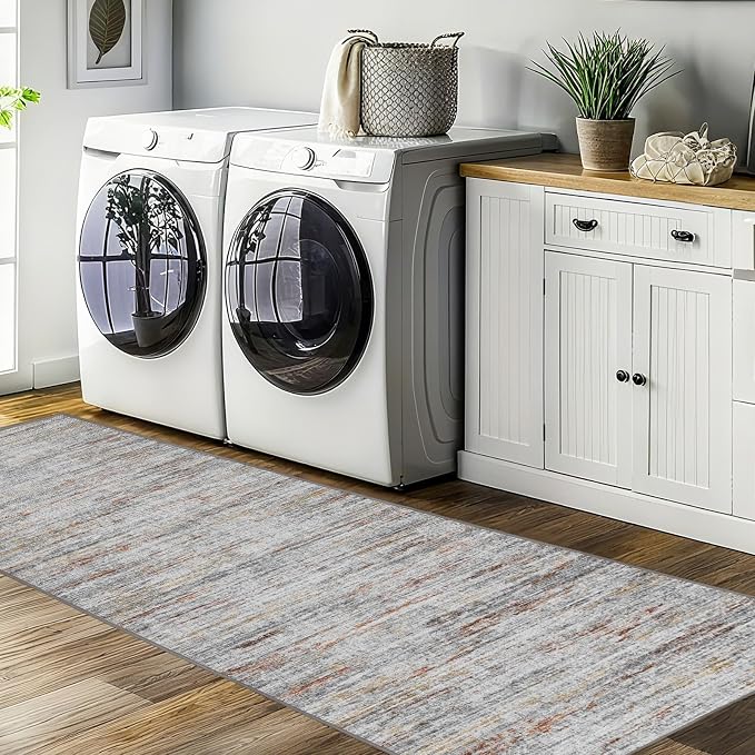 Runners for Hallways 2x8 Kitchen Runner Rugs，Modern Abstract Rug Runners for - Image 8