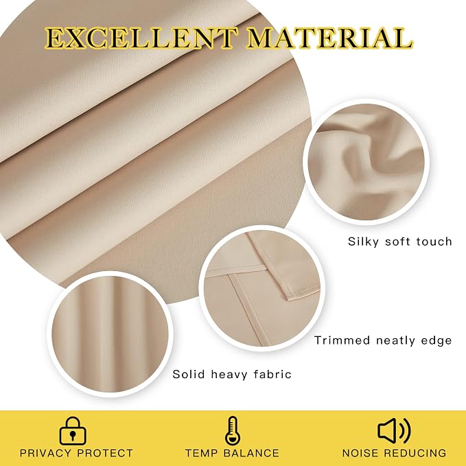 NICETOWN Extra Wide Patio Door Curtain - Image 3