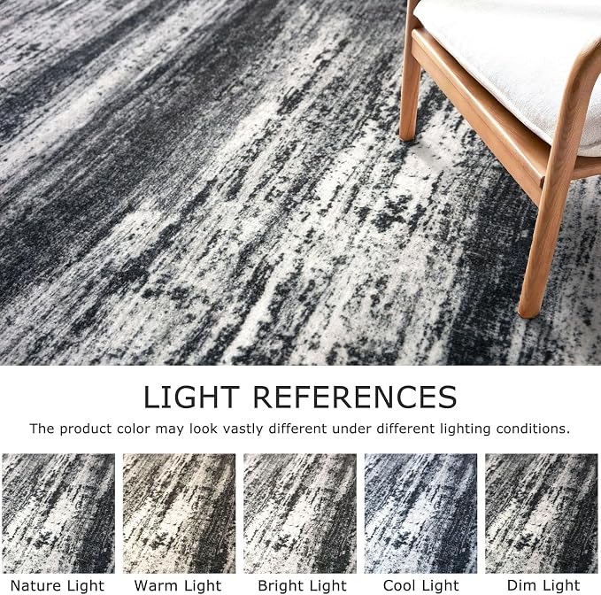 KOZYFLY Modern Abstract Kitchen Runner Rug, 2x6 Washable Rug Runner Non-Slip - Image 3