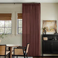 Pinch Pleated Semi Sheer Linen Curtains by Twodrapes