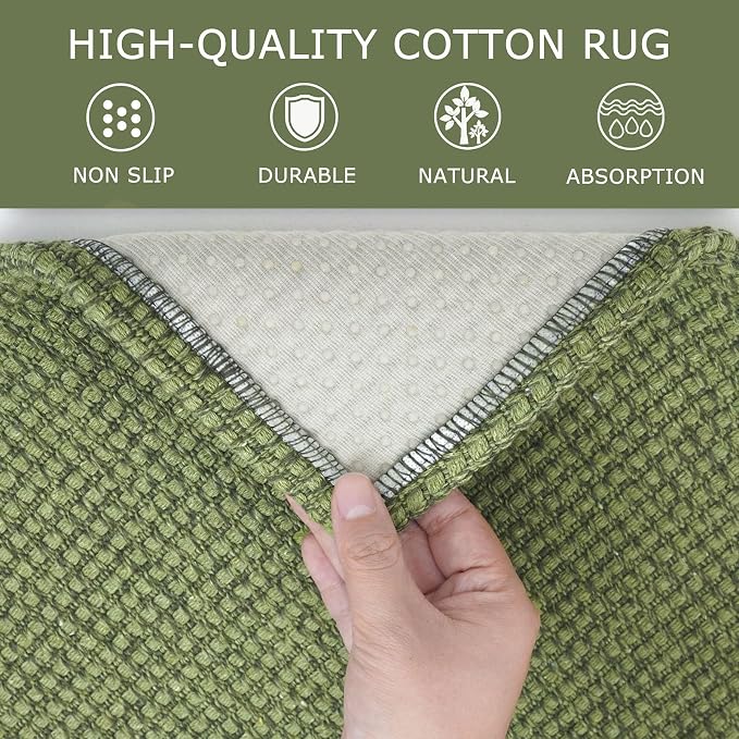 KOZYFLY Long Runners for Hallways 2x12 ft Washable Kitchen Runner Non Slip - Image 6