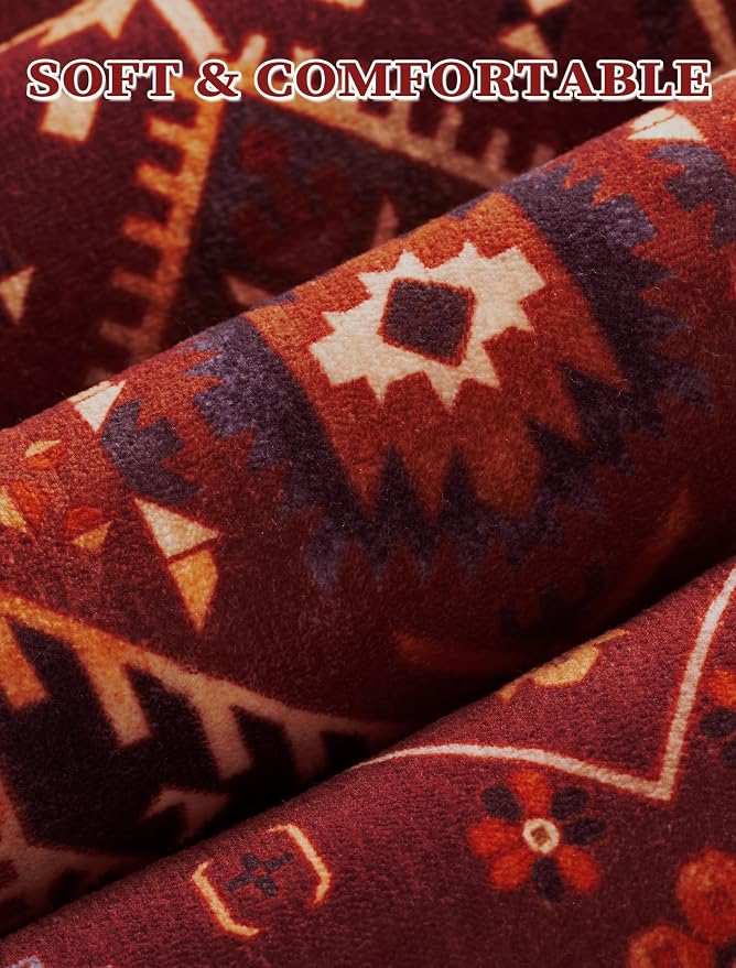 SERISSA 2x5 Washable Non Slip Boho Runner Rug - Image 5