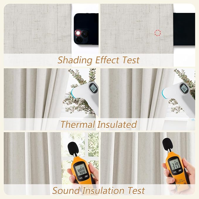Boho Blackout Curtains 72 Inch Length 2 Panels Set - Image 5