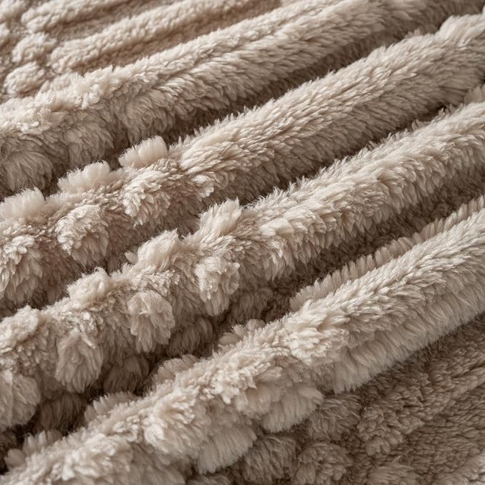 90x104 Inch Brown King Size Blanket - Image 3