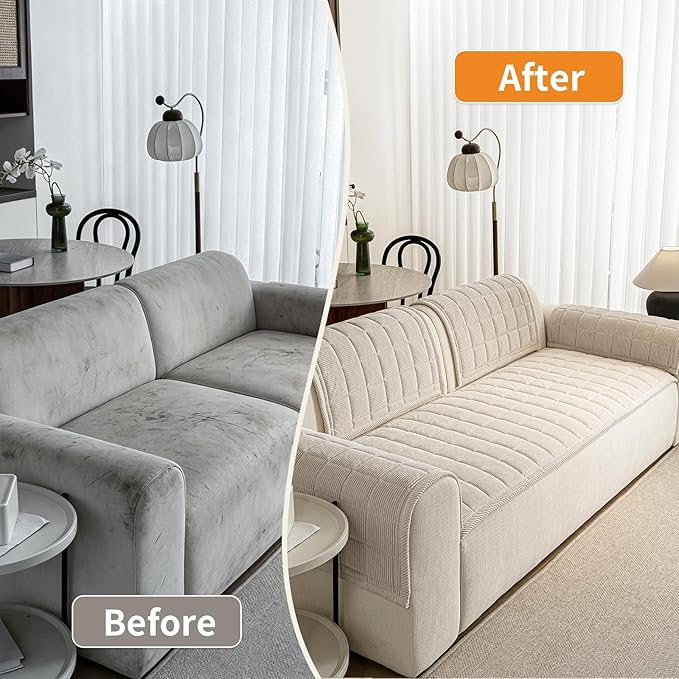 Couch Covers for Dogs Washable, 27.6"x59.1" Non Slip Couch Covers for Loveseat - Image 5