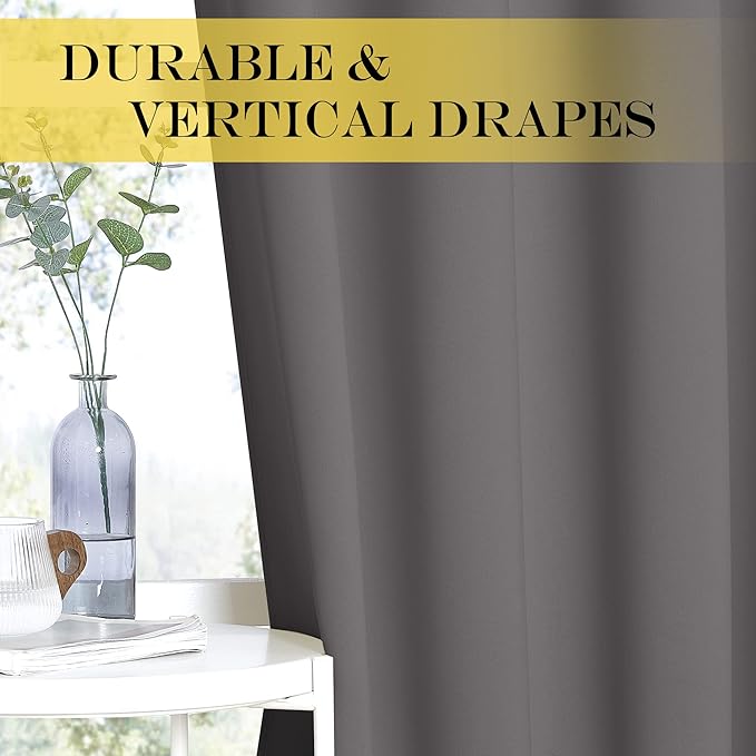 NICETOWN Blackout 118 inch Long Curtain - Image 5
