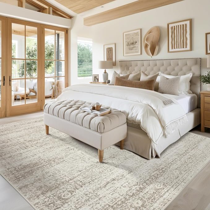 Washable Rugs 8x10 Area Rugs for Living Room, Dining Room Carpet | Ultra Soft - Image 9