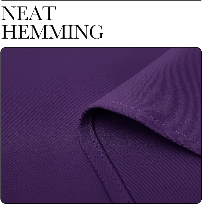 NICETOWN Purple Kitchen Blackout Curtains, Home Decoration Thermal Insulated - Image 8